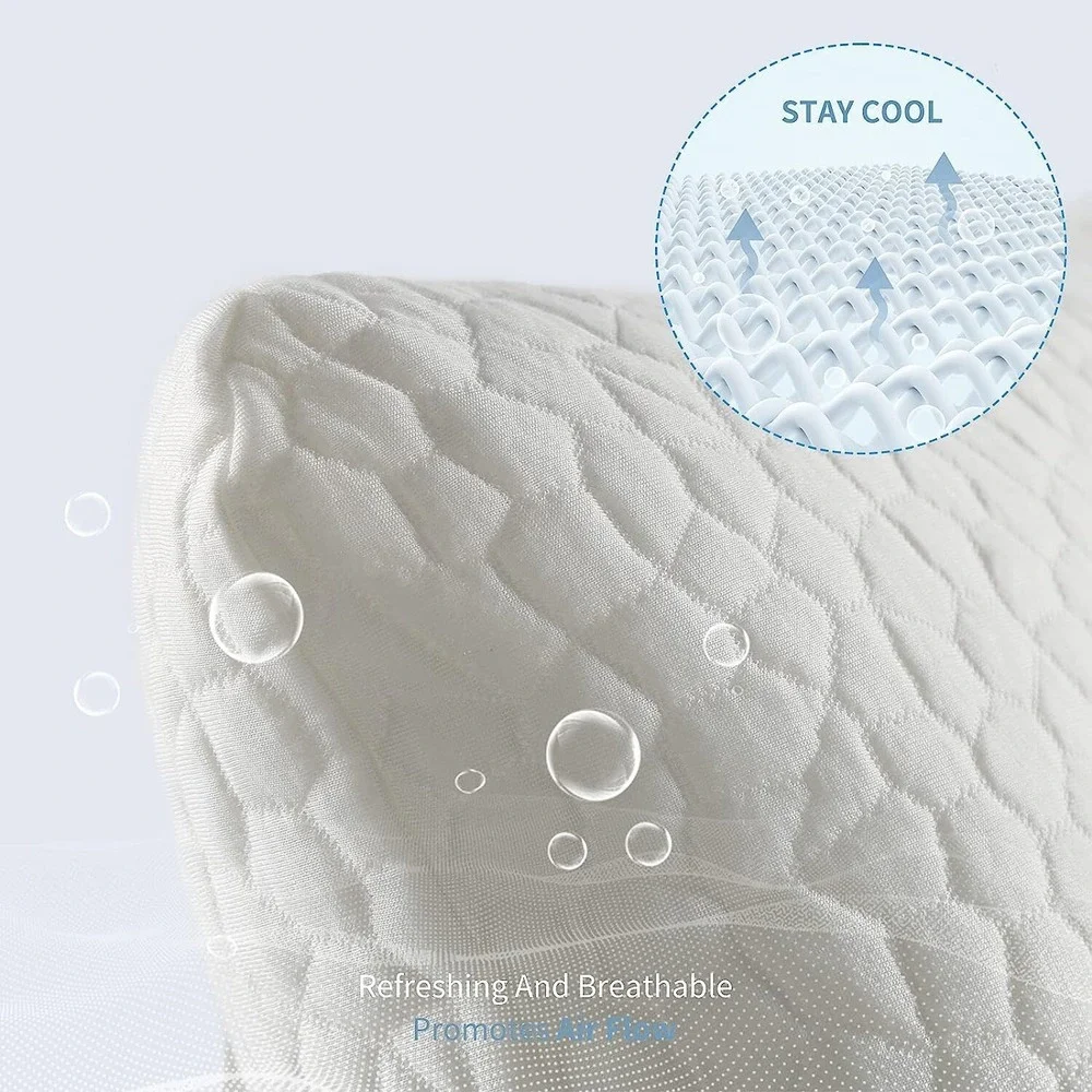 Adjustable Shredded Memory Foam Pillow for Neck and Shoulder Pain